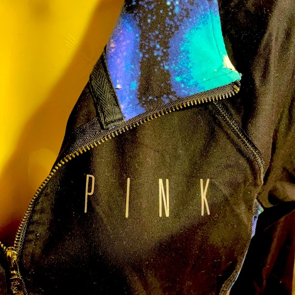 Victoria Secret PINK Galaxy Quarter Zip Up - Picture 1 of 4